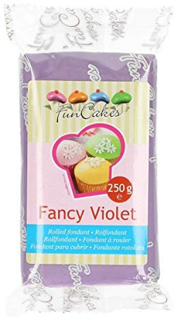 Fondant Fancy Violet, Roll- u. Dekorfondant violett 250g, FunCakes