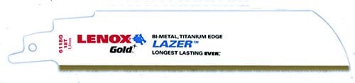 LENOX 12110GR Gold Extreme Reciprocating Saw Blades 300mm 10 TPI (Pack 5)