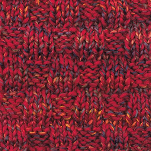 Grundl Alaska Print Wolle, 80% Polyacryl / 20% Wolle Farbe 04 Rot Blau
