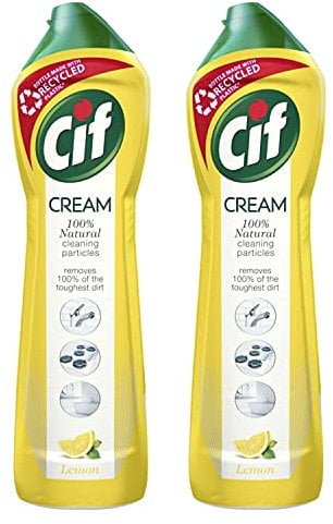 CIF Creme mit Mikropartikeln mit Zitronengeschmack, 2 x 500 ml