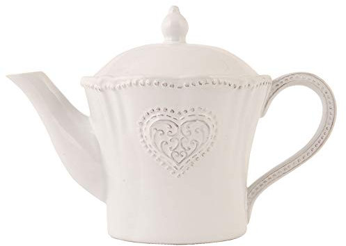 Clayre & Eef Hrtten Series Heart Teapot Jug Approx. 0,9l