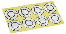 3Racing RC Model WH-06/SK 1/10 Type Set Holder Sticker (10 pcs)