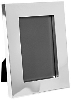 Brillibrum Design Bilderrahmen 13x18 Fotorahmen Metall versilbert Format 13x18 cm Rahmen tiefer Rand in Hoch & Querformat (Bilderrahmen ohne Gravur)