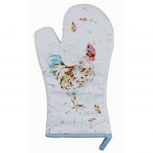 Lesser & Pavey Country Cockerel Oven Glove 31.5cm, Cotton, Multi