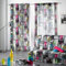 Schiebevorhang Voile – Ösen – 140 x 240 cm – City Fun