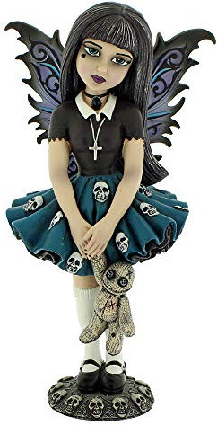 Nemesis Now Noire Fairy Figurine, Black, 14cm, Resin