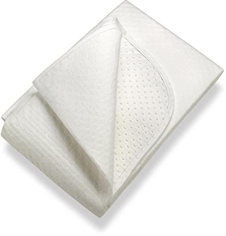 Setex - Matratzenunterlage Classic mit Noppen 160x200cm - Rutschfester Matratzenschoner zum Auflegen auf den Lattenrost - Matratzen Unterlage Nadelvlies atmungsaktiv & waschbar bei 30°C - Weiß