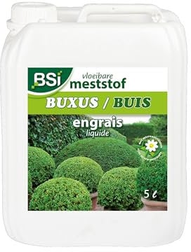 BSI Dünger – Buchsbaum – Mineral – flüssig – für alle Arten – mit Spurenelementen – wasserlöslich – 5 l