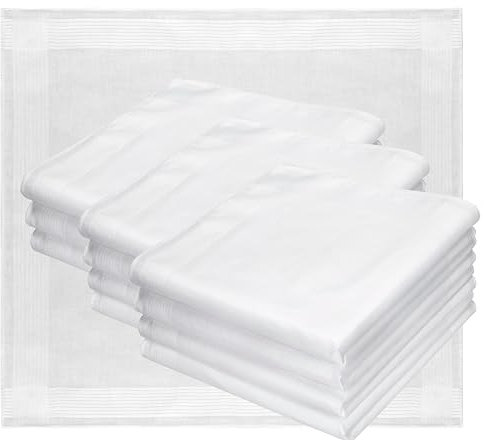 Betz 12 Stück Herren Stoff Taschentücher Set Lord 3 Größe 40x40 cm 100% Baumwolle Dessin 46