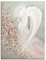 ARTLAND Wanddeko Leinwand Bilder Wandbild 90x120 cm Engel Flügel Fantasy Religion Abstrakt Malerei Kunst Q3XF