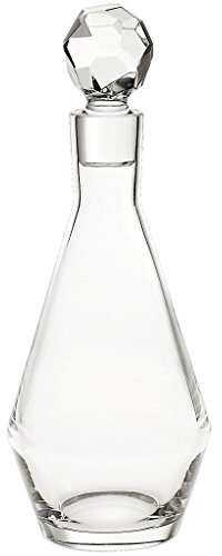 Exklusive Karaffe Dekanter Dekaner Dekanflasche Dekaner Dekankaraffe Whiskeykaraffe Likörkaraffe Basic Diamant 1.000 ml Transparent Kristall