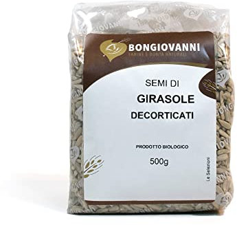 BONGIOVANNI FARINE E BONTA' NATURALI Semi di Girasole decorticati 500g BIO