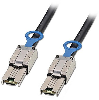 Lindy 33641 Externes Multilane-Kabel SATA & SAS SFF-8088 auf SFF-8088, 1 m