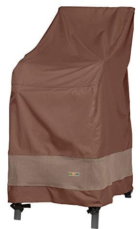 Duck Covers Ultimate wasserdichte 71,1 cm stapelbare Terrassenstuhl-Abdeckung, Outdoor-Stuhlhussen