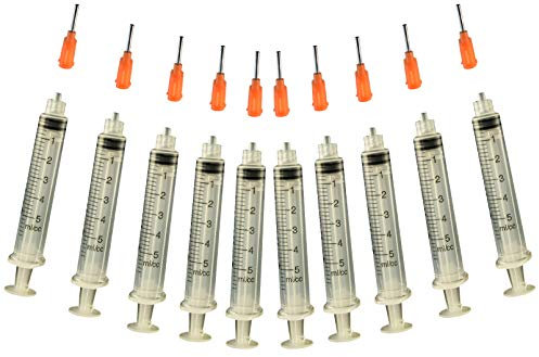 Creative Hobbies Creative HobbiesÃ‚® Glue Applicator Syringe for Flatback Rhinestones & Hobby Crafts, 5 Ml with 15 Gauge Orange Precision Tip - Value