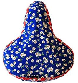 Ragos Satteldecke blau mit Blümchen