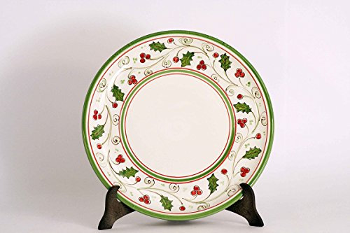 Ceramiche Azzaro & Romano Caltagirone - Plato de pizza de cerámica de Caltagirone