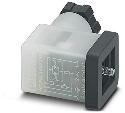 PHOENIX CONTACT SACC-VB-3CON-M12/CI-1L-SV 230V Ventilstecker, 3 Polig, 4mm - 6mm Kabelaußendurchmesser, 13.900g