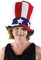 P 'tit Clown 71520 Hut Samt HDF amerikanischen Erwachsene – Mehrfarbig