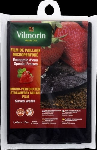 Vilmorin VB04106 Film de Paillage pour Fraises Micro Perforé Polyéthylène 50 mm 1,40 x 10 m