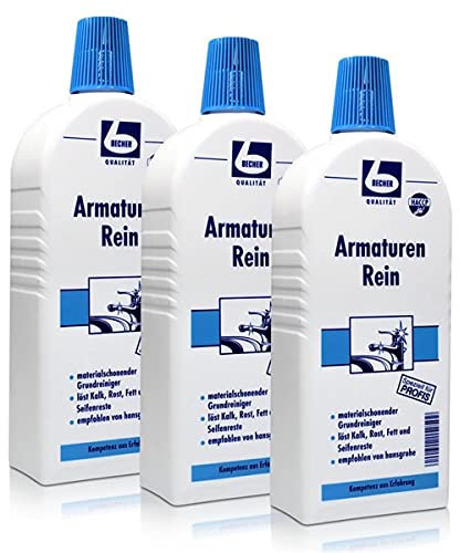 3x Dr. Becher Armaturen Rein 500 ml
