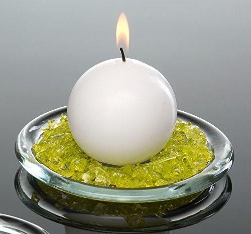 Sandra Rich Glasplatte Candle Mood klar rund 1,5 cm Ø 14 cm