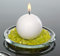 Sandra Rich Glasplatte Candle Mood klar rund 1,5 cm Ø 14 cm