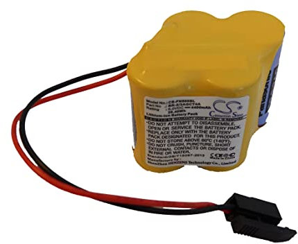vhbw Akku kompatibel mit Allen Bradley 1747-L551 SLC 5/05 Central Processor 6Kb Raid-Controller (2900 mAh, 6 V, Li-Ion) - Ersatz für BR-2/3AGCT4A, A06B-6114-K504, A98L-0031-0025