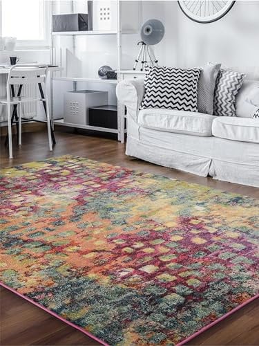 benuta Nest Vintage Teppich Casa - Mehrfarbig 160x230 cm - Teppich für Wohnzimmer, Schlafzimmer und Flur - Pflegeleicht - Fußbodenheizung Geeignet