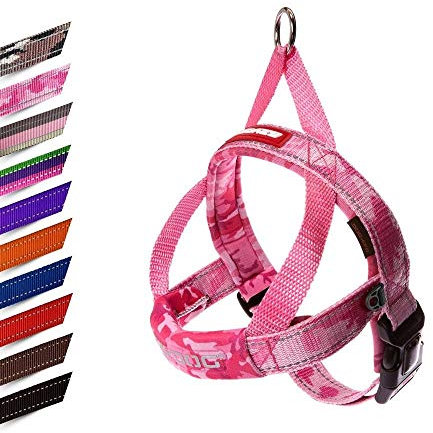 EzyDog Quick Fit Hundegeschirr, Größe L, rosa