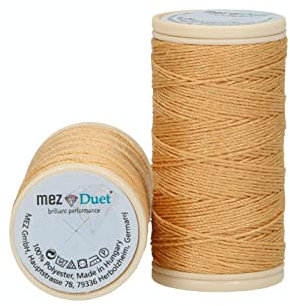 MEZ Duet Stärke 30 4642030-04151 braun Nähgarn, 100 % Polyester, 30m