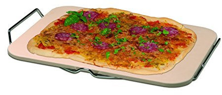 My Home Piedra para Hornear Pizza con Soporte para Servir.