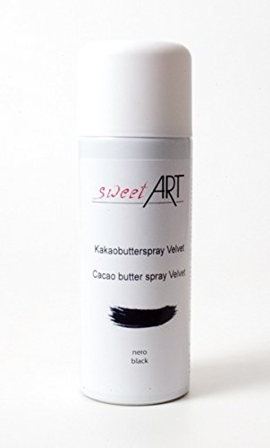 Farbspray Schwarz Kakaobutter Velvet 400 ml