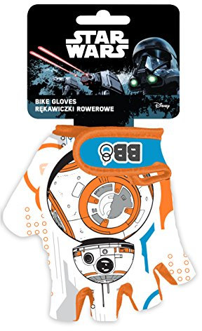 Disney Jungen Star Wars Fahrradhandschuhe, Mehrfarbig, S