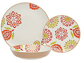 Tognana Servizio Tavola 19 pezzi Orion Game Bianco/Multicolore