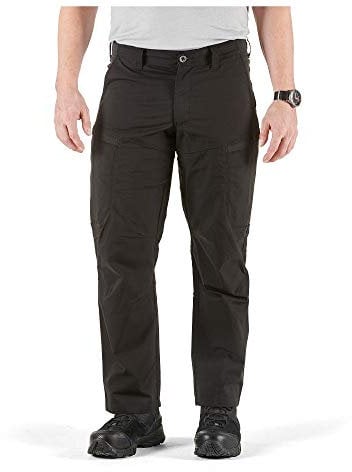 5.11 Tactical Men's Apex Cargo Trousers, Flex-Tac Stretch Fabric, Gusseted, Teflon Finish, Black, 36x34, Style 74434