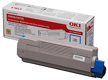 OKI 43865723 Tonerkartusche, 1 Stück, Cyan