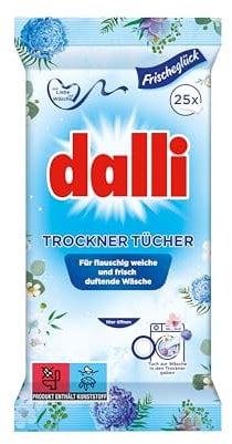 Dalli Trocknertücher Genießen Sie das Erlebnis flauschig weicher und frisch duftender Wäsche (1er-Pack)