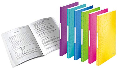 Leitz 938992 Mappe 40 Hüllen A4, Sortiert