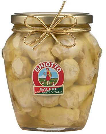 Galfrè Antipasti d’Italia - Sonder Delicacies Olivenöl - Glas Artischocken gr. 530 - Italienisch Artisan Produkt