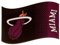 NBA Miami Heats – Flagge, Mehrfarbig