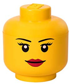 Room Copenhagen Girl Storage Head, Polypropylene, Large