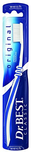 Dr.BEST Original Zahnbürste, Weich (1 Stück), Hilft, das Zahnfleisch zu schützen