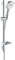 hansgrohe Raindance Select E Set de douche 120 3 jet avec barre Unica'S puro 65 cm et porte-savon, blanc/chromé, 26620400