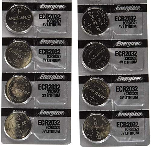 Energizer Pack of 8 -- Cr2032 3v Lithium Coin Cell Battery Dl2032 Ecr2032