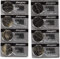 Energizer Lot de 8 piles bouton au lithium CR2032 3 V Dl2032 Ecr2032