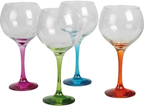 Set 4 Copas de pie de Vidrio para Cubata color Ambassador 79 CL Pasabahçe