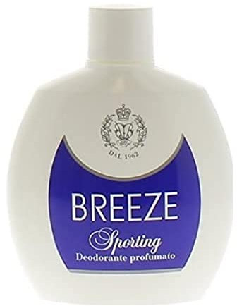 6 Deodoranti Breeze Squeeze SPORTING Deodorante Profumo per il corpo