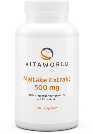Vita World Maitake Extrakt 500mg 100 Vegi Kapseln Apotheken Herstellung