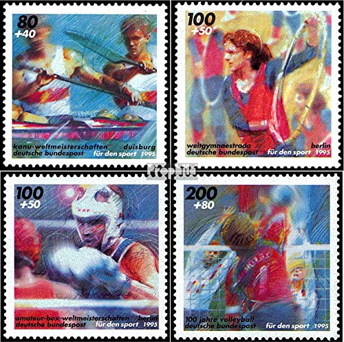 Prophila Collection BRD (BR.Deutschland) 1777-1780 (kompl.Ausgabe) postfrisch ** MNH 1995 Sporthilfe (Briefmarken für Sammler) Kampfsport (Boxen/Fechten/Ringen/Karate …)